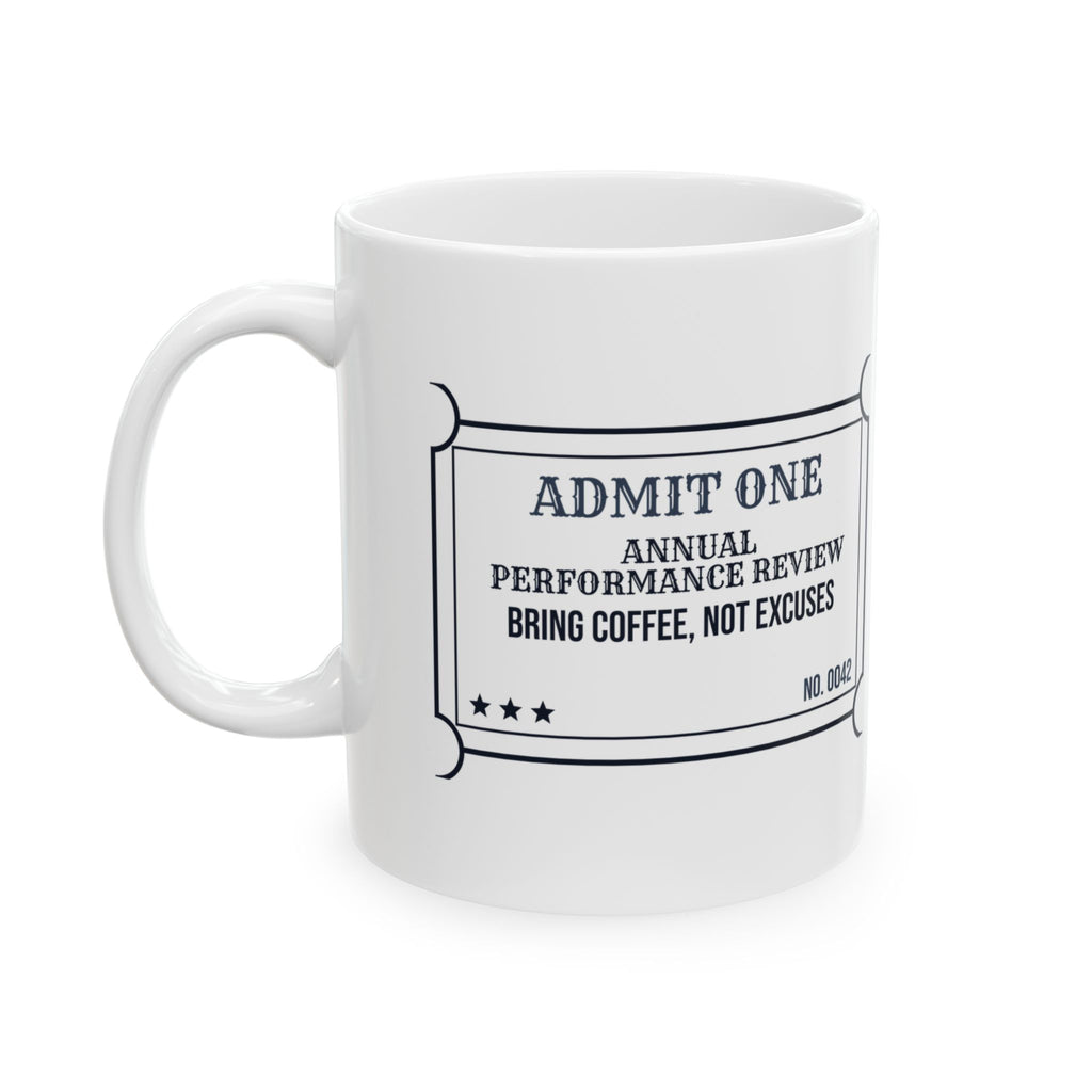 Annual Review Bring Coffee Mug For Boss