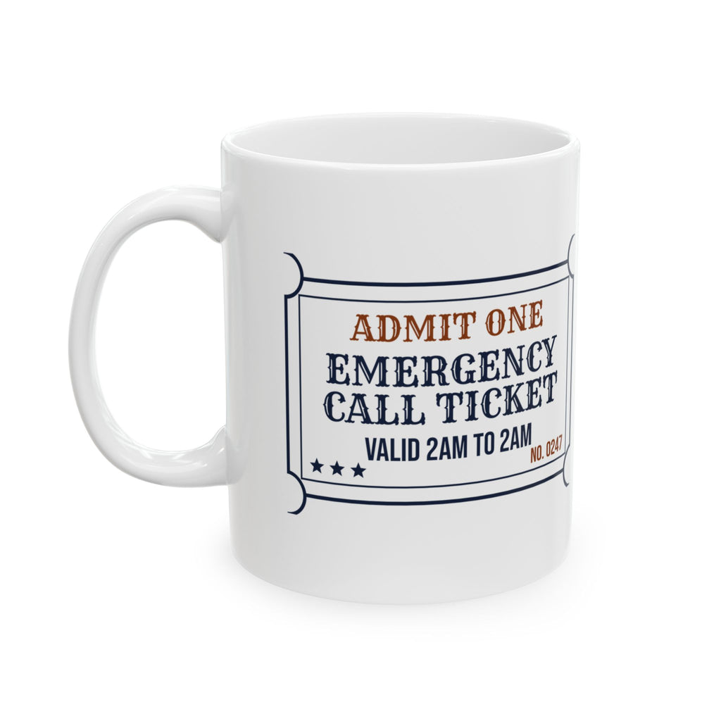 Plumber Coffee Mug Emergency Call Valid 2am to 2am