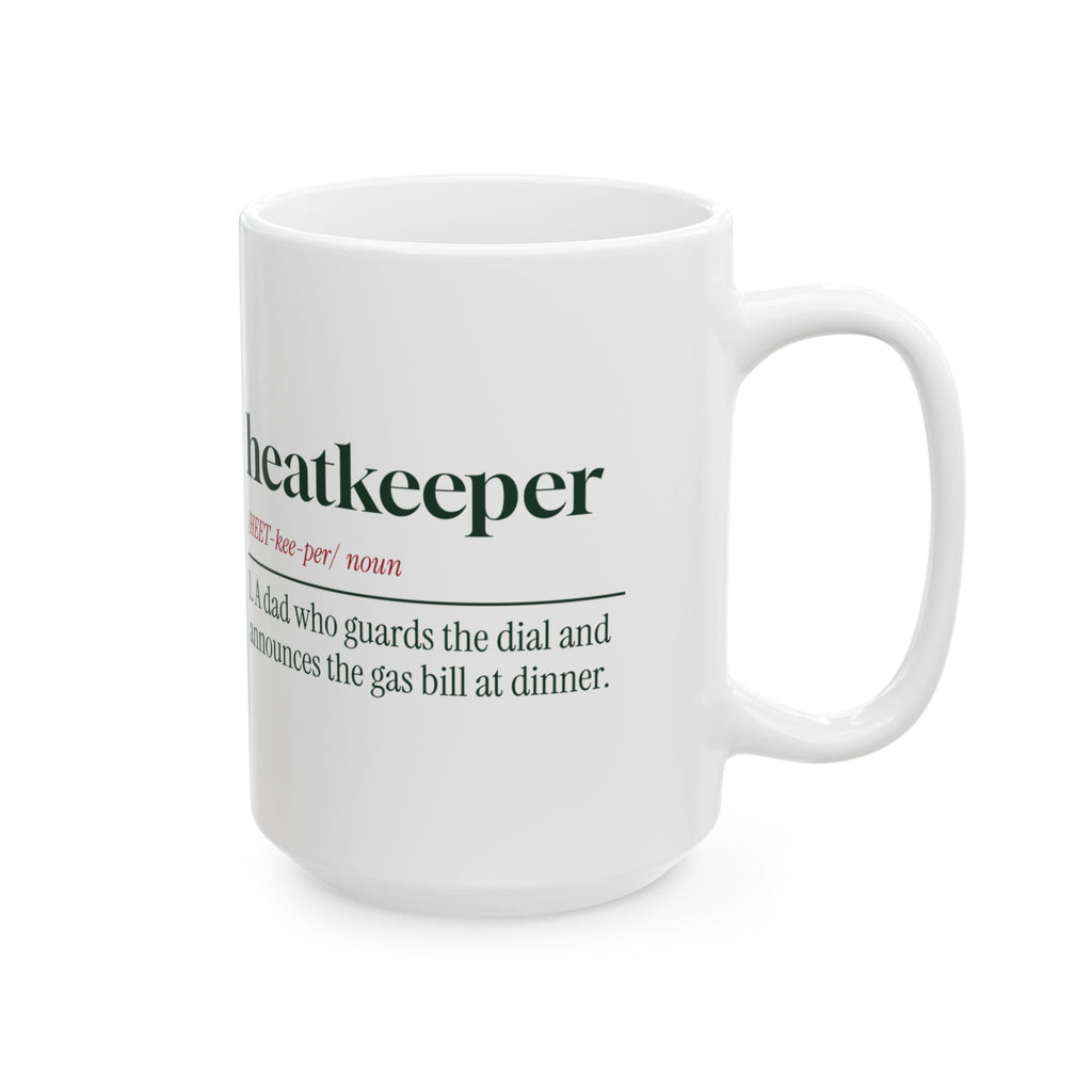 Funny Christmas Coffee Mug Heatkeeper Guardian Of The Dial For Dad