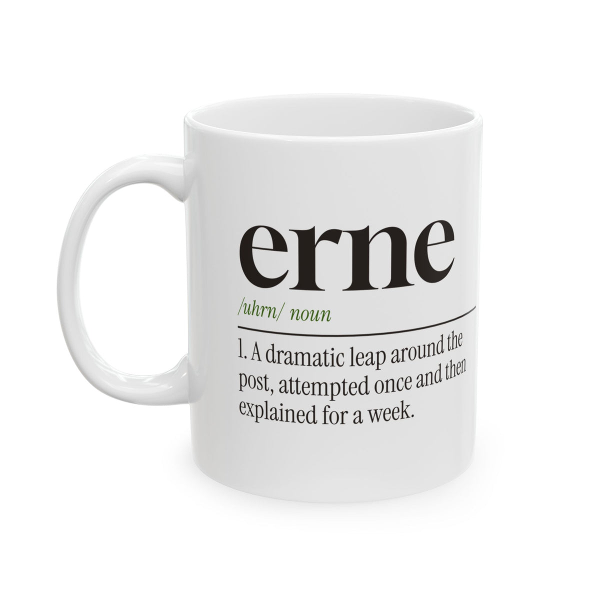 Pickleball Coffee Mug Erne Definition For Pickleball Lovers