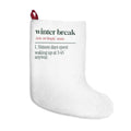 Funny Christmas Teacher Christmas Stocking Winter Break Dictionary