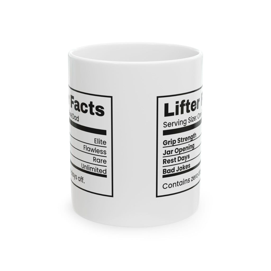 Lifter Facts Zero Days Off Coffee Mug For Gym