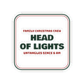 Matching Family Christmas Sticker Head Of Lights Family Crew