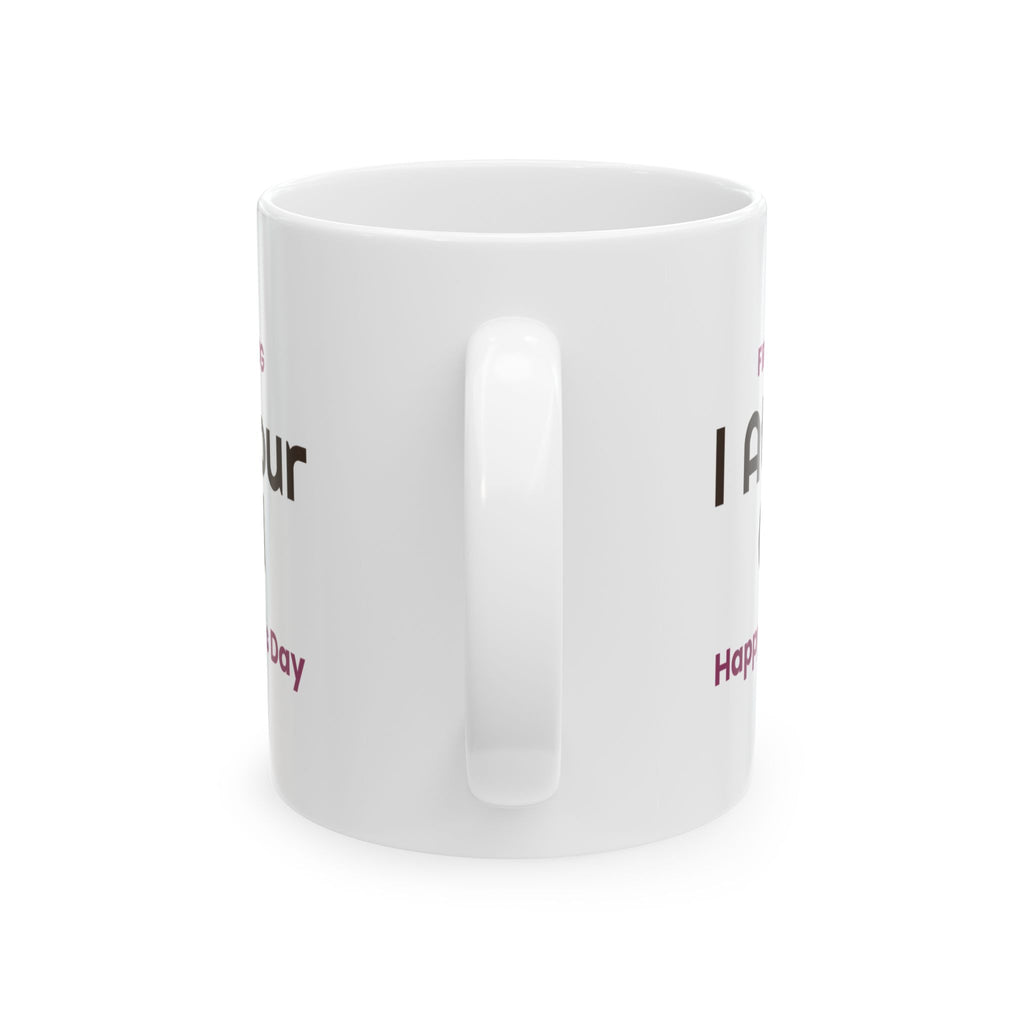 Funny Dog Mom Mother's Day Coffee Mug From The Dog I Ate Your Card