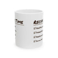 Funny Baking Coffee Mug Realized No Eggs Borrowed Three