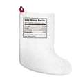 Funny White Elephant Christmas Stocking Gag Swap Facts Nutrition Label