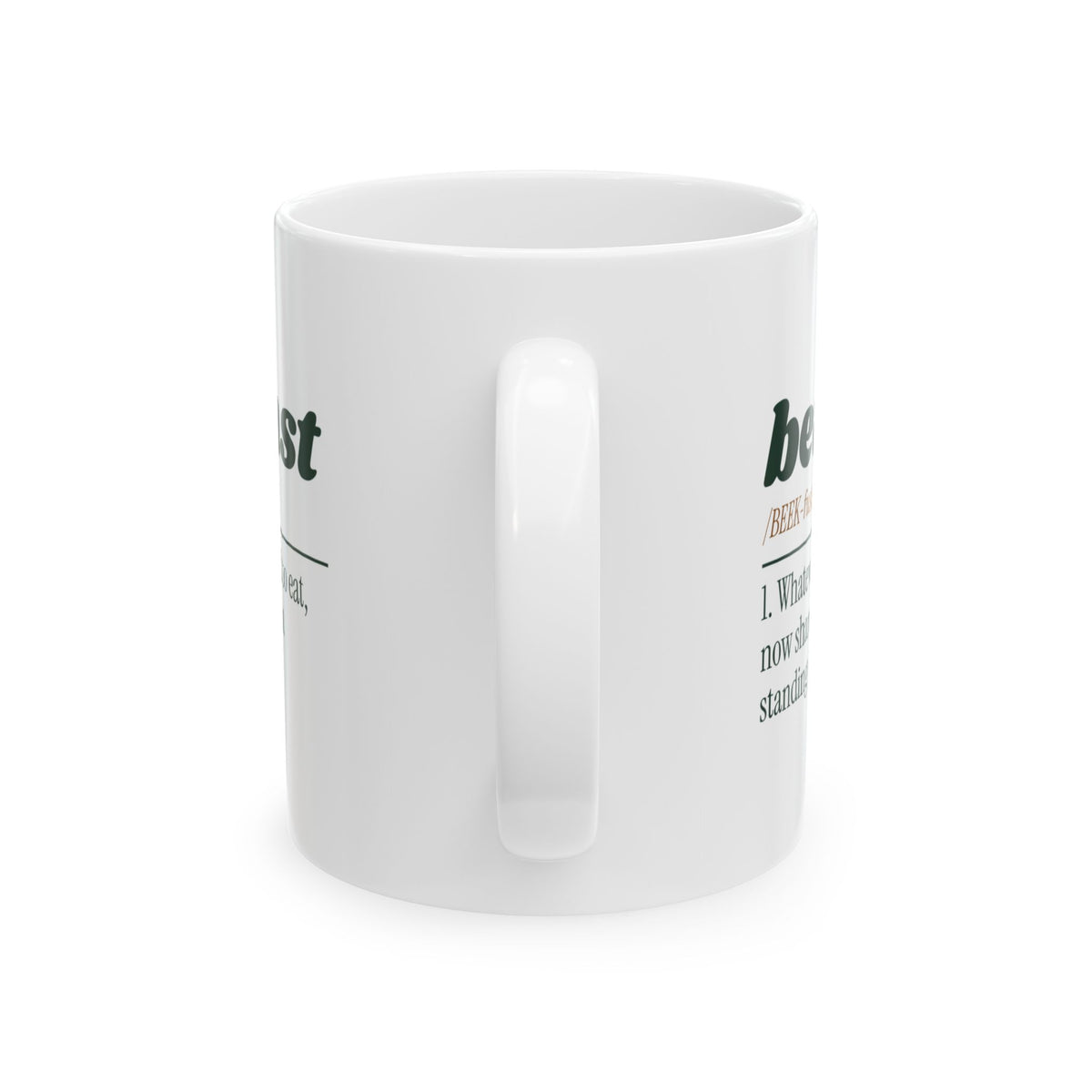 Funny Parrot Owner Coffee Mug Beakfast Definition For Bird Lovers