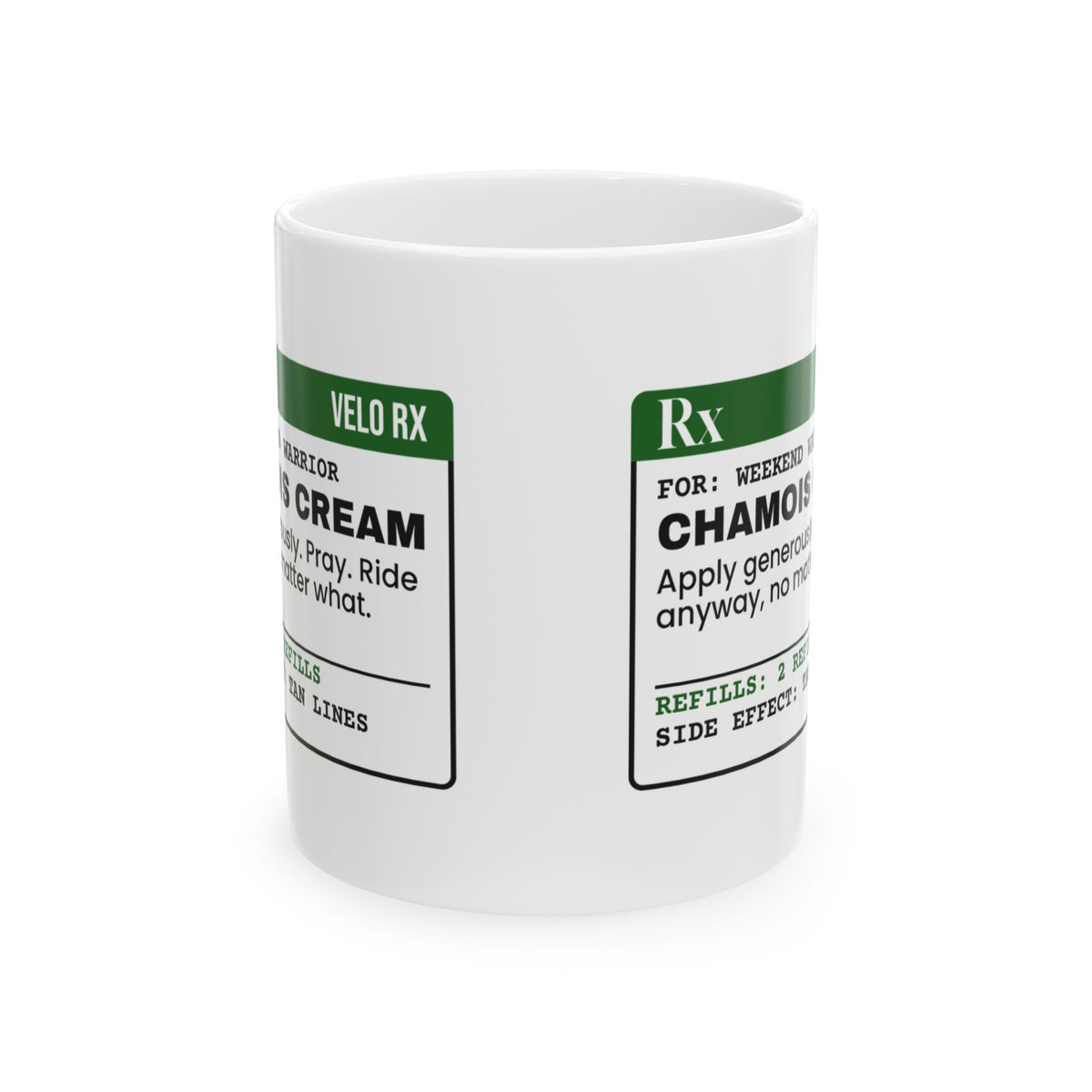 Cycling Coffee Mug Chamois Cream Prescription