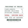 Funny In-Laws Christmas Sticker Opinions Shared 0 Invited Back
