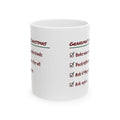 Funny Grandma Christmas Coffee Mug Ask If They Ate Checklist