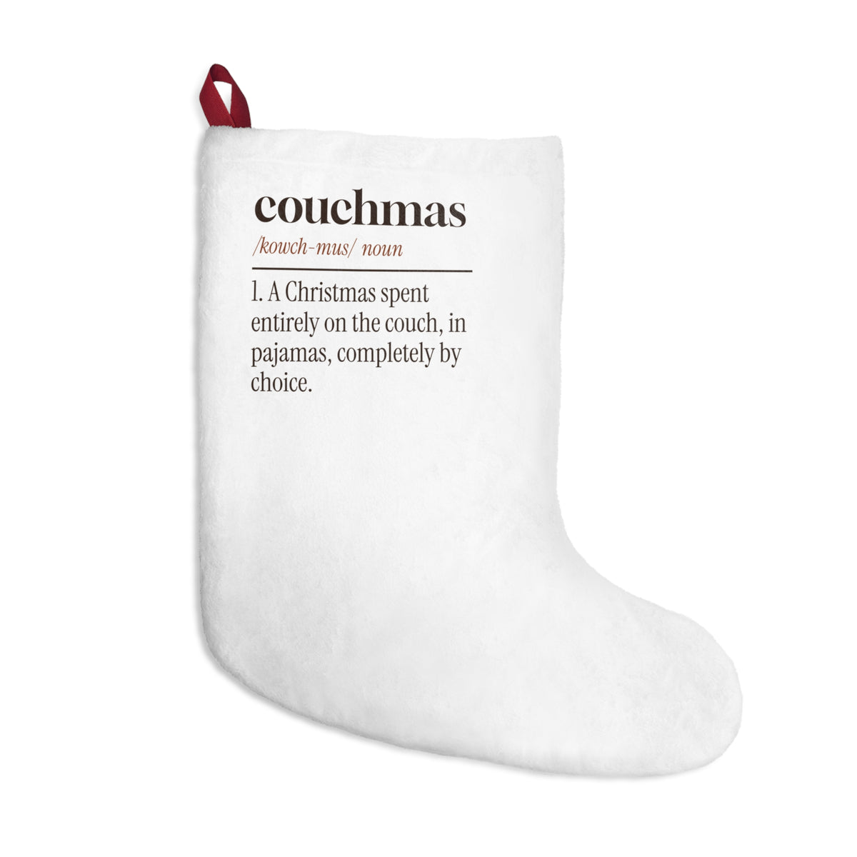 Funny Christmas Introvert Christmas Stocking Couchmas Definition