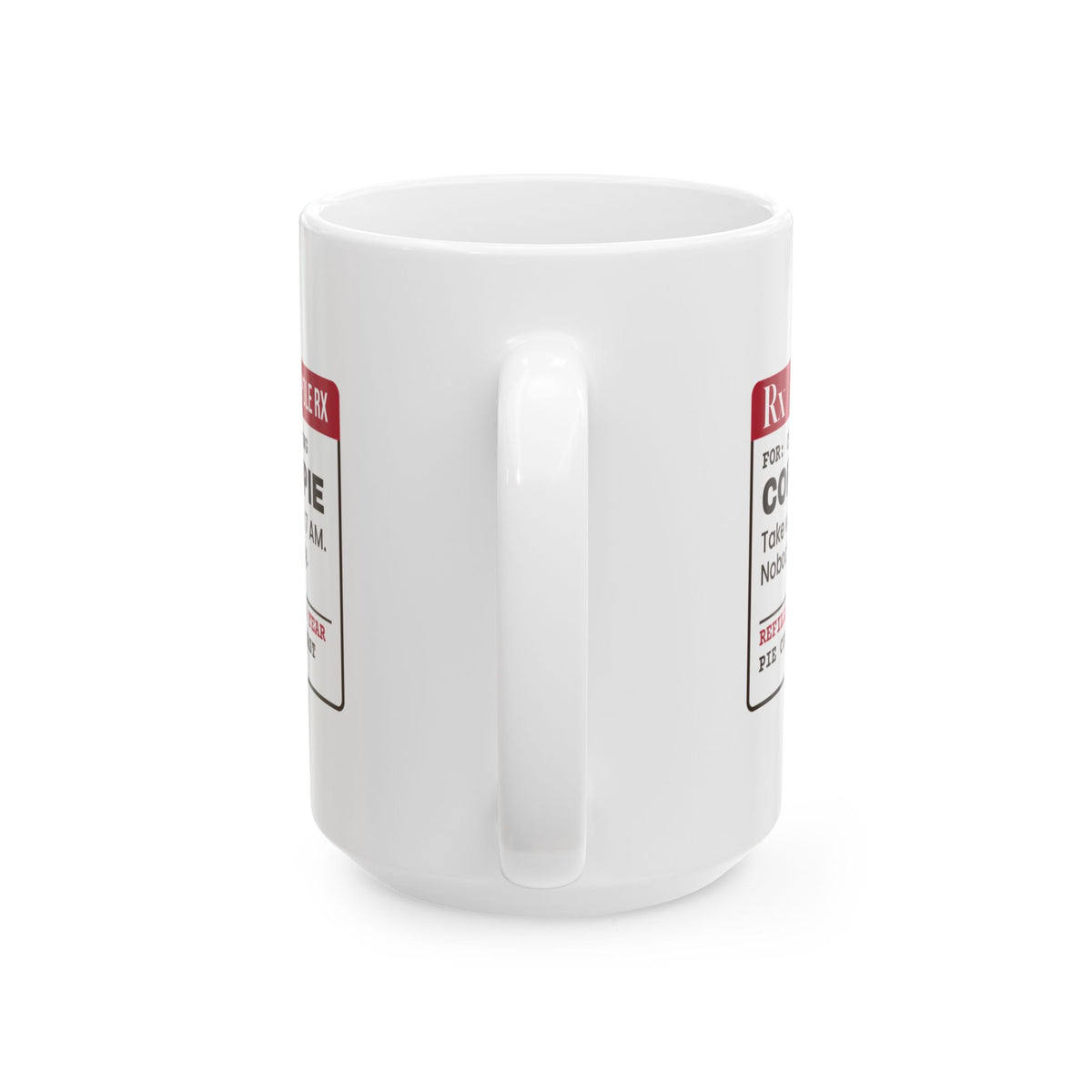 Funny Christmas Morning Coffee Mug Coffee And Pie Prescription