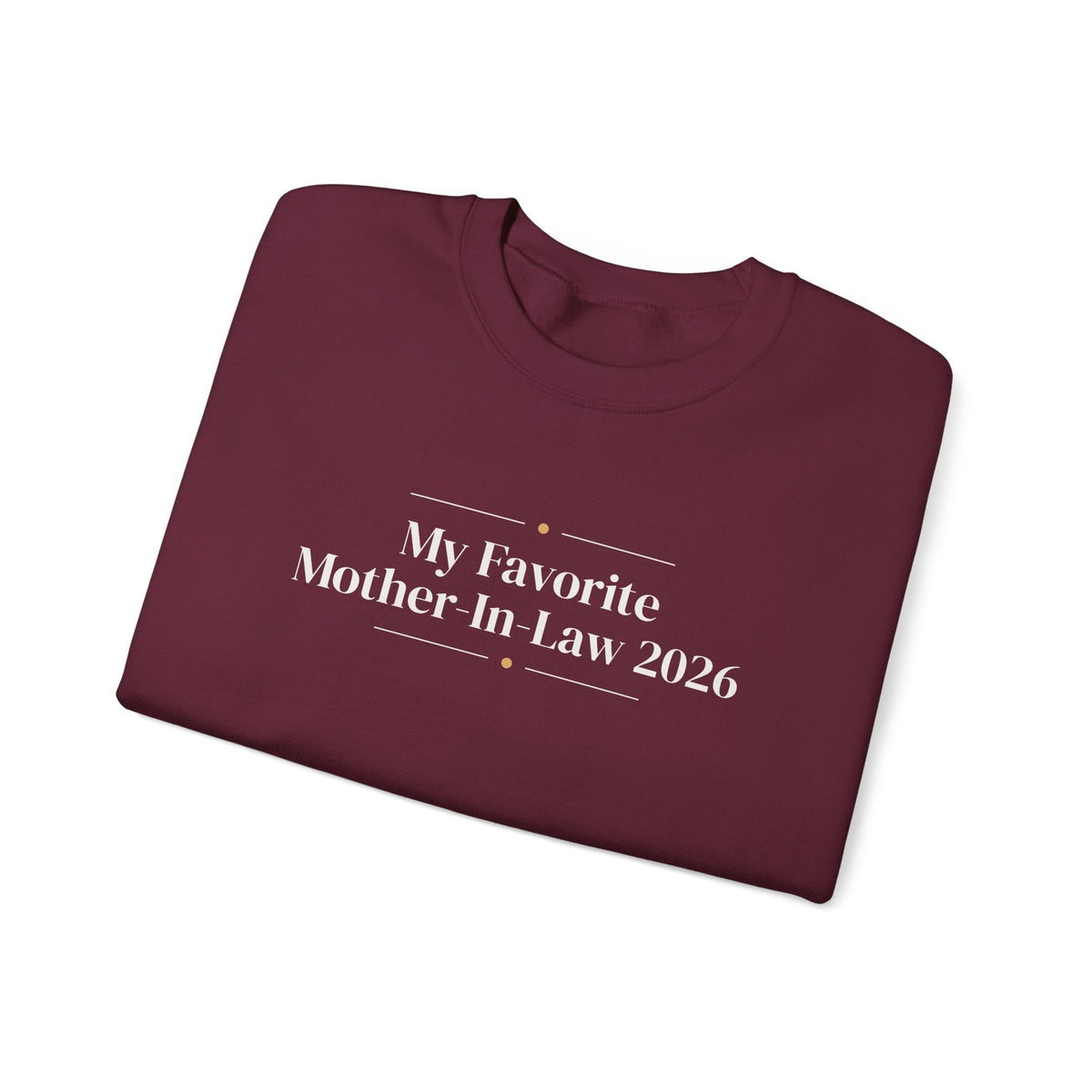 Christmas Sweatshirt My Favorite Mother-In-Law 2026 Keepsake