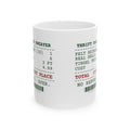 Funny Christmas Coffee Mug Four Dollars First Place Ugly Sweater