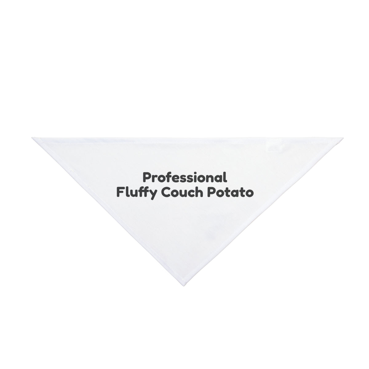 Golden Retriever Dog Bandana "Professional Fluffy Couch Potato" Funny Dog