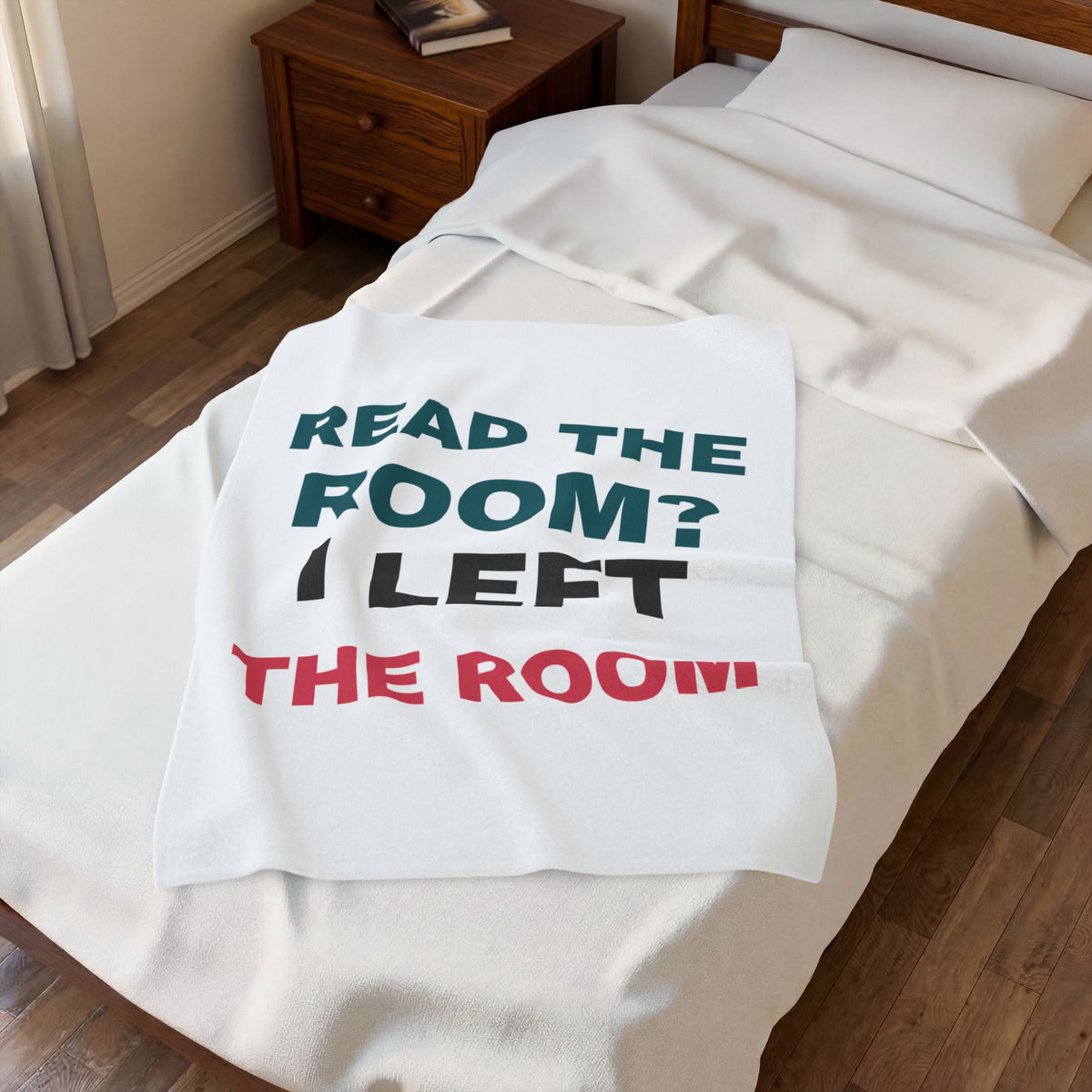 Funny Introvert Throw Blanket Read The Room I Left The Room