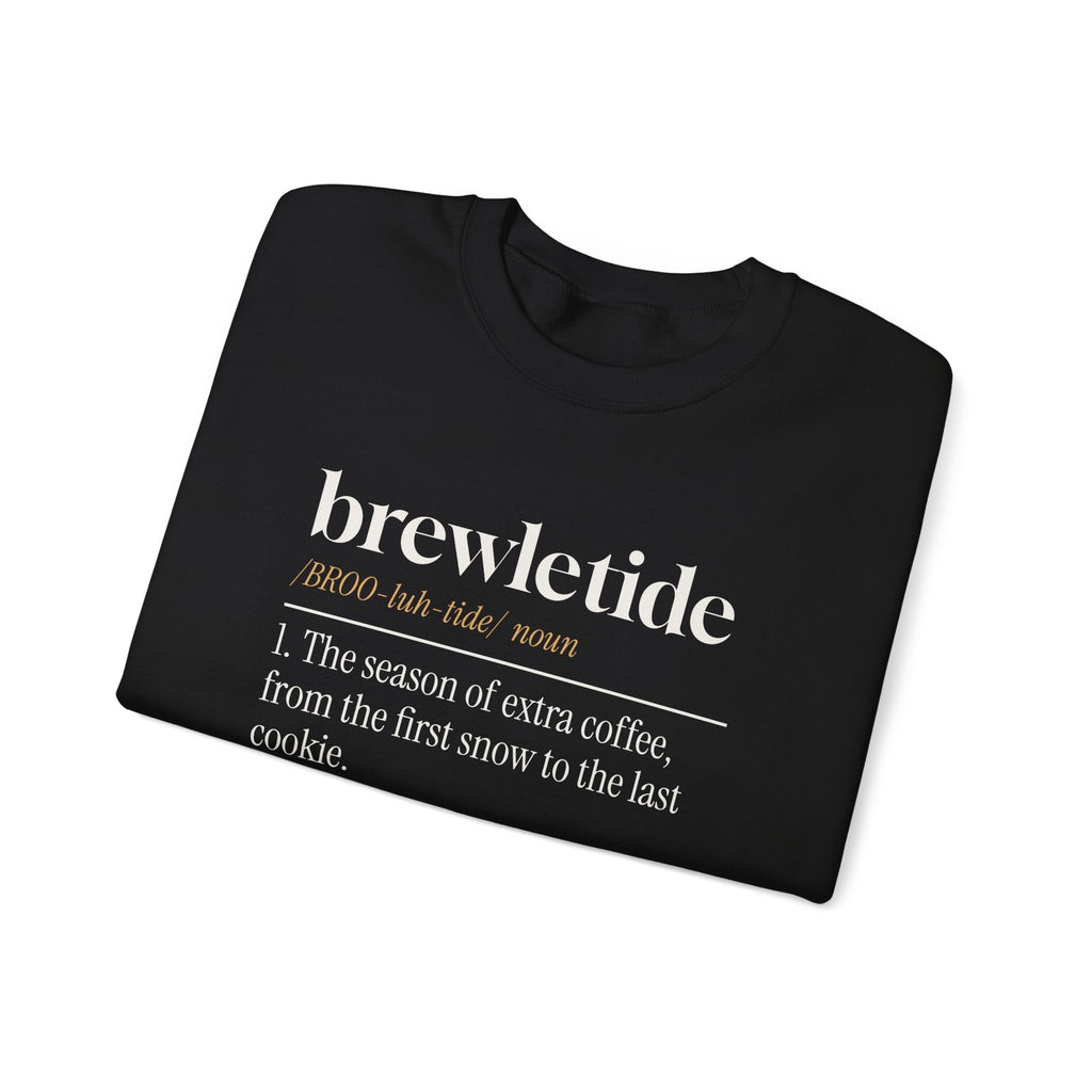 Funny Christmas Sweatshirt Brewletide Dictionary Definition