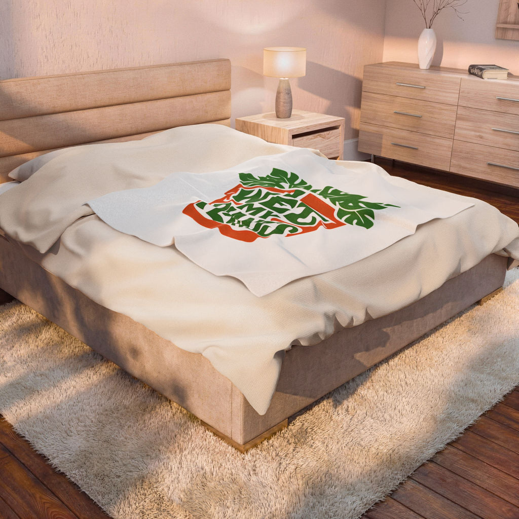 I Wet My Plants Funny Plant Lover Gardening Throw Blanket