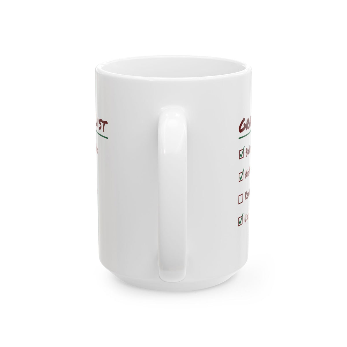 Funny Christmas Grandma Coffee Mug Remember 14 Names Use The Dog's Name