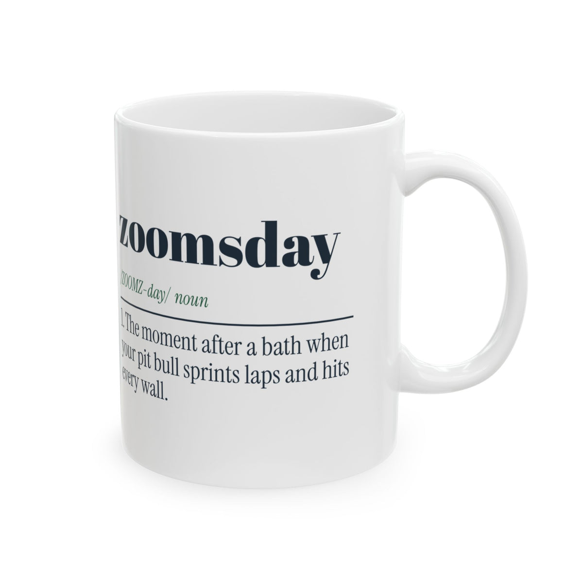 Funny Pit Bull Coffee Mug Zoomsday Definition For Pittie Owners