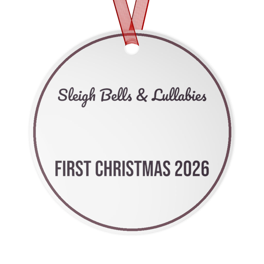 Babys First Christmas Ornament 2026 Sleigh Bells And Lullabies