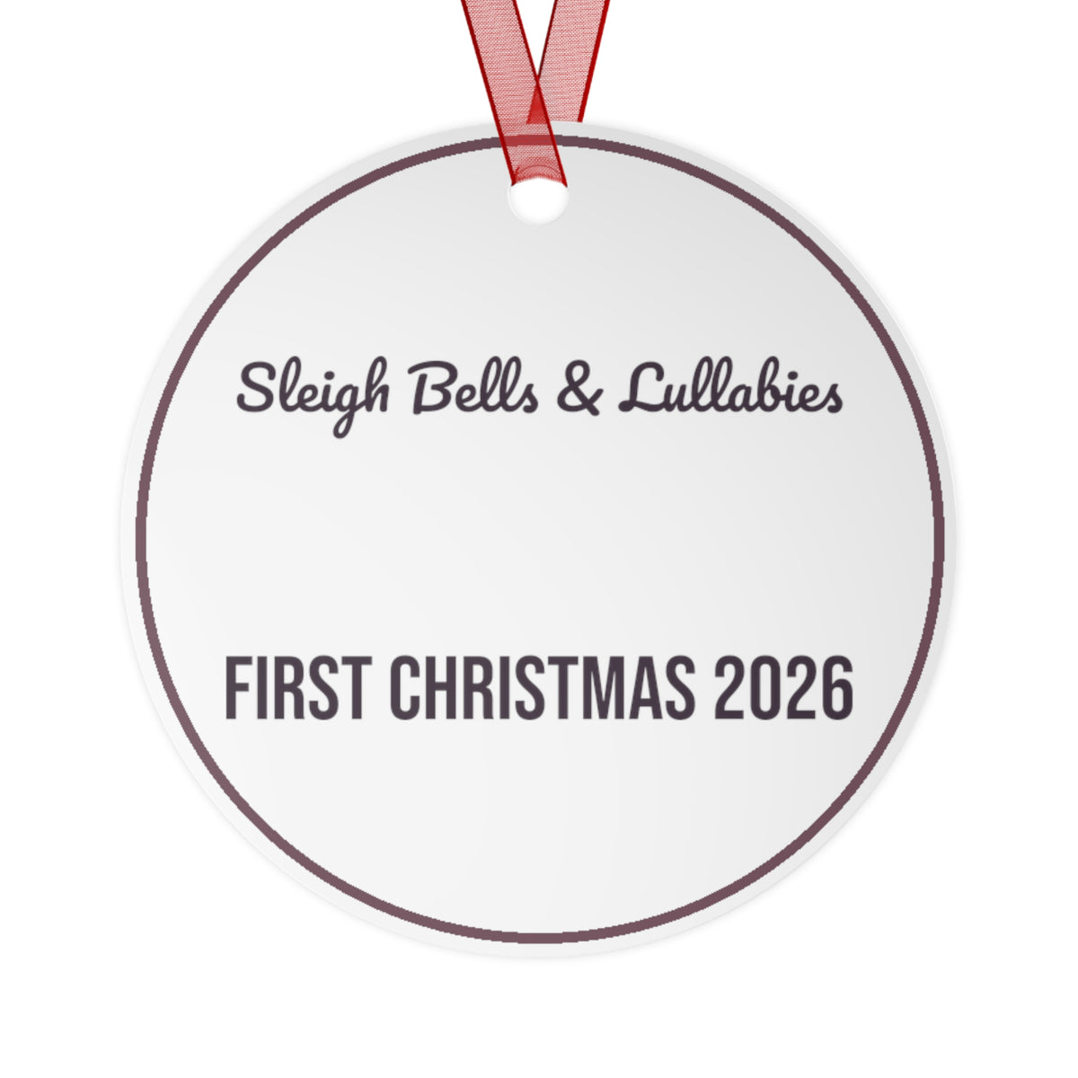 Babys First Christmas Ornament 2026 Sleigh Bells And Lullabies
