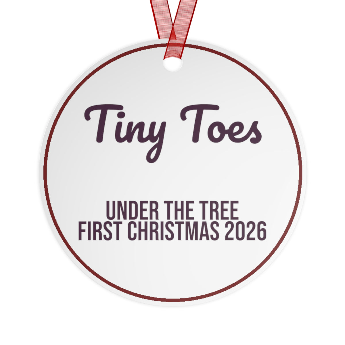 Christmas Ornament Tiny Toes Under The Tree First Christmas 2026