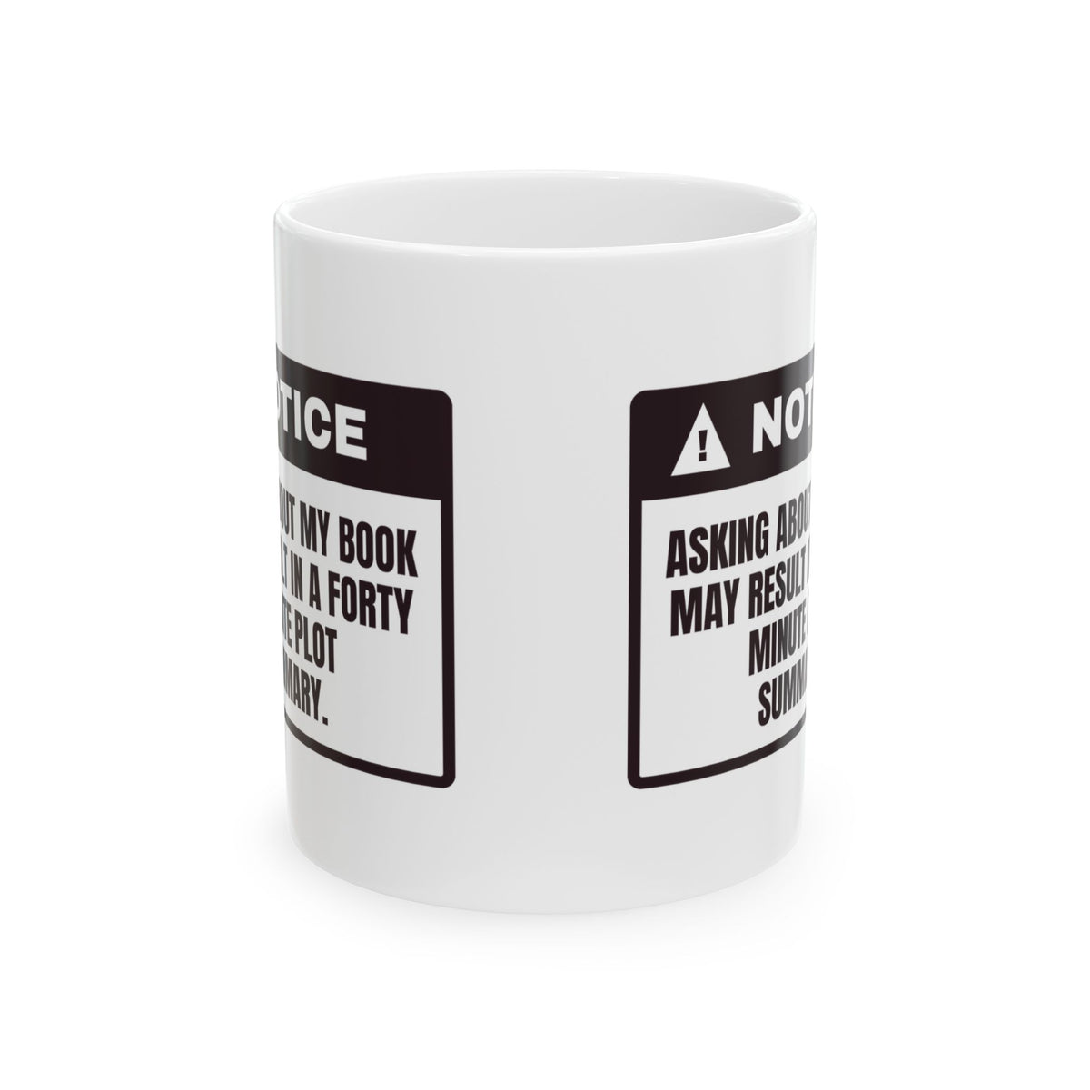 Funny Reader Mug Ask About The Book Clear Your Afternoon