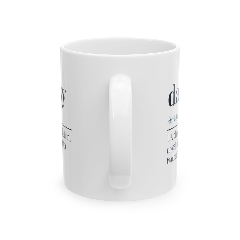 Funny Astronomy Coffee Mug Dark Sky Definition For Stargazers