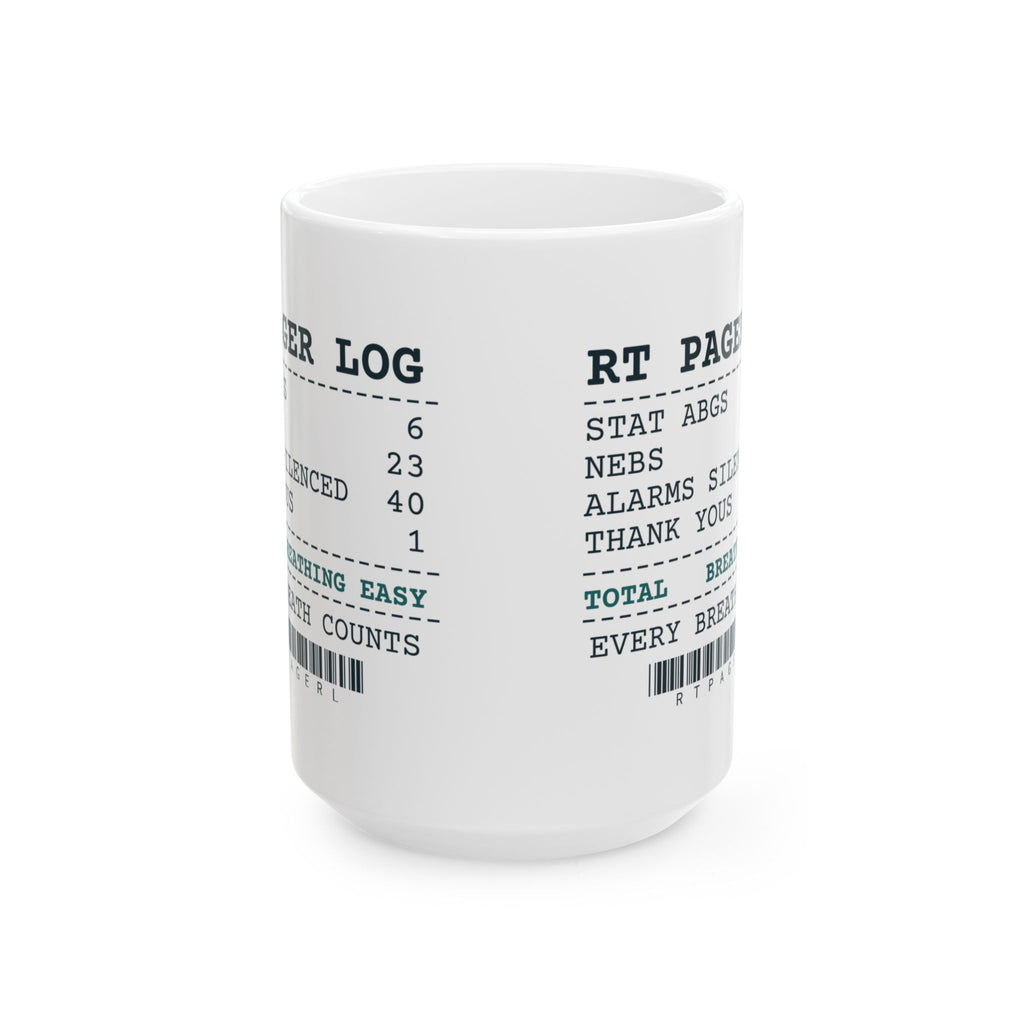 Funny Respiratory Therapist Coffee Mug RT Pager Log Alarms Silenced 40