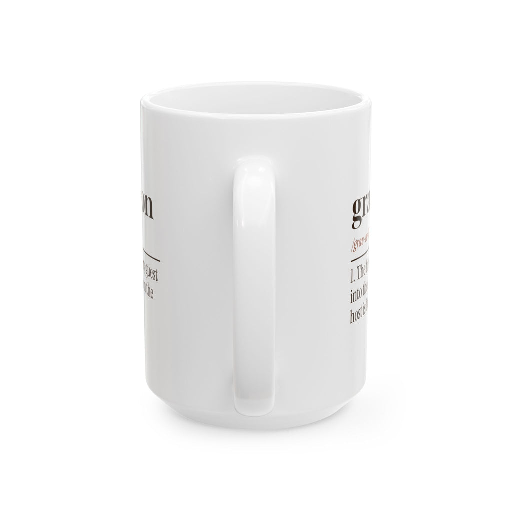Funny Thanksgiving Coffee Mug Gravytation Everyone In The Kitchen