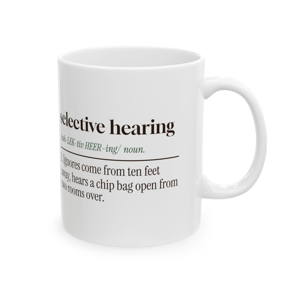 Selective Hearing Coffee Mug For Dog Lovers