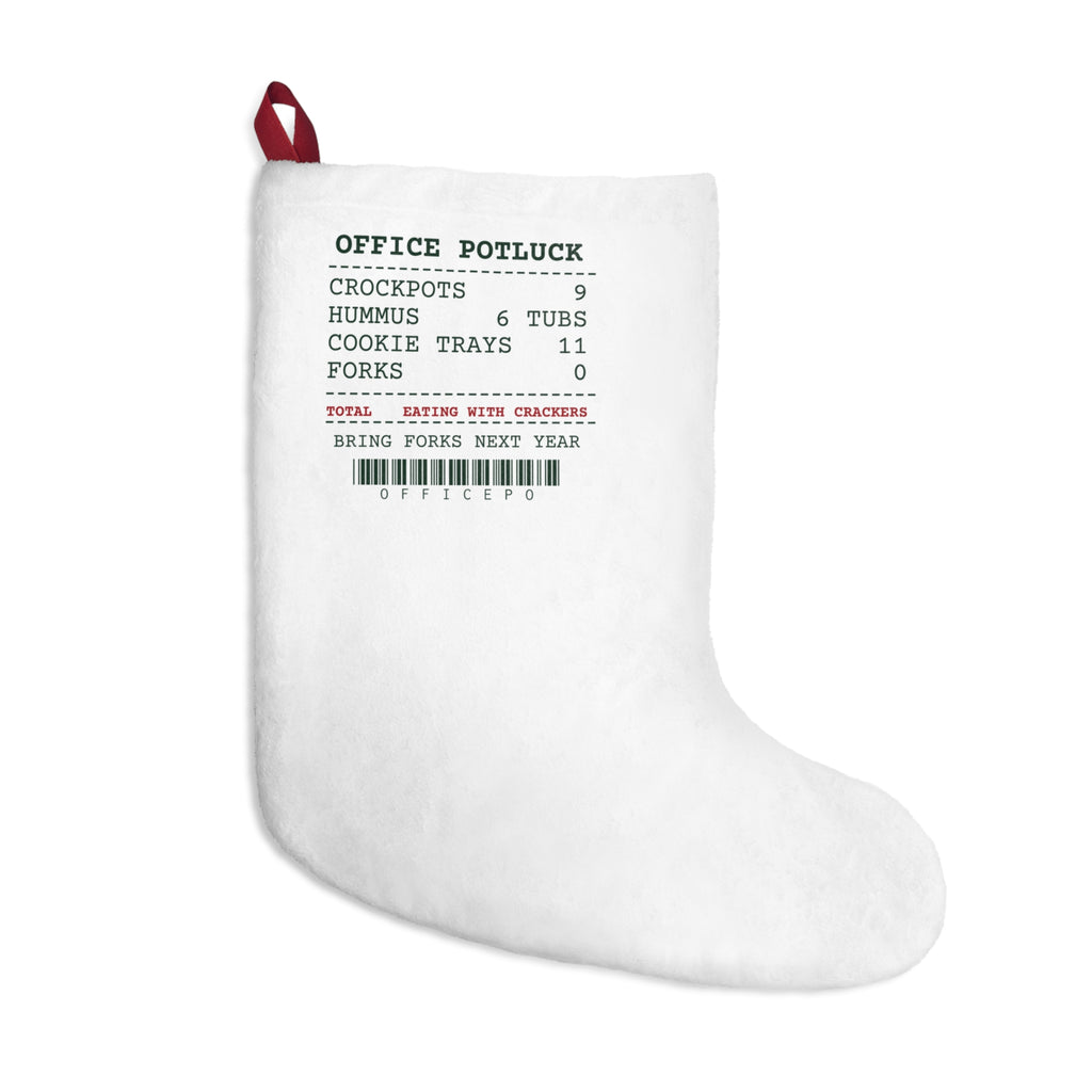 Funny Christmas Stocking Office Potluck Forks 0 Receipt For