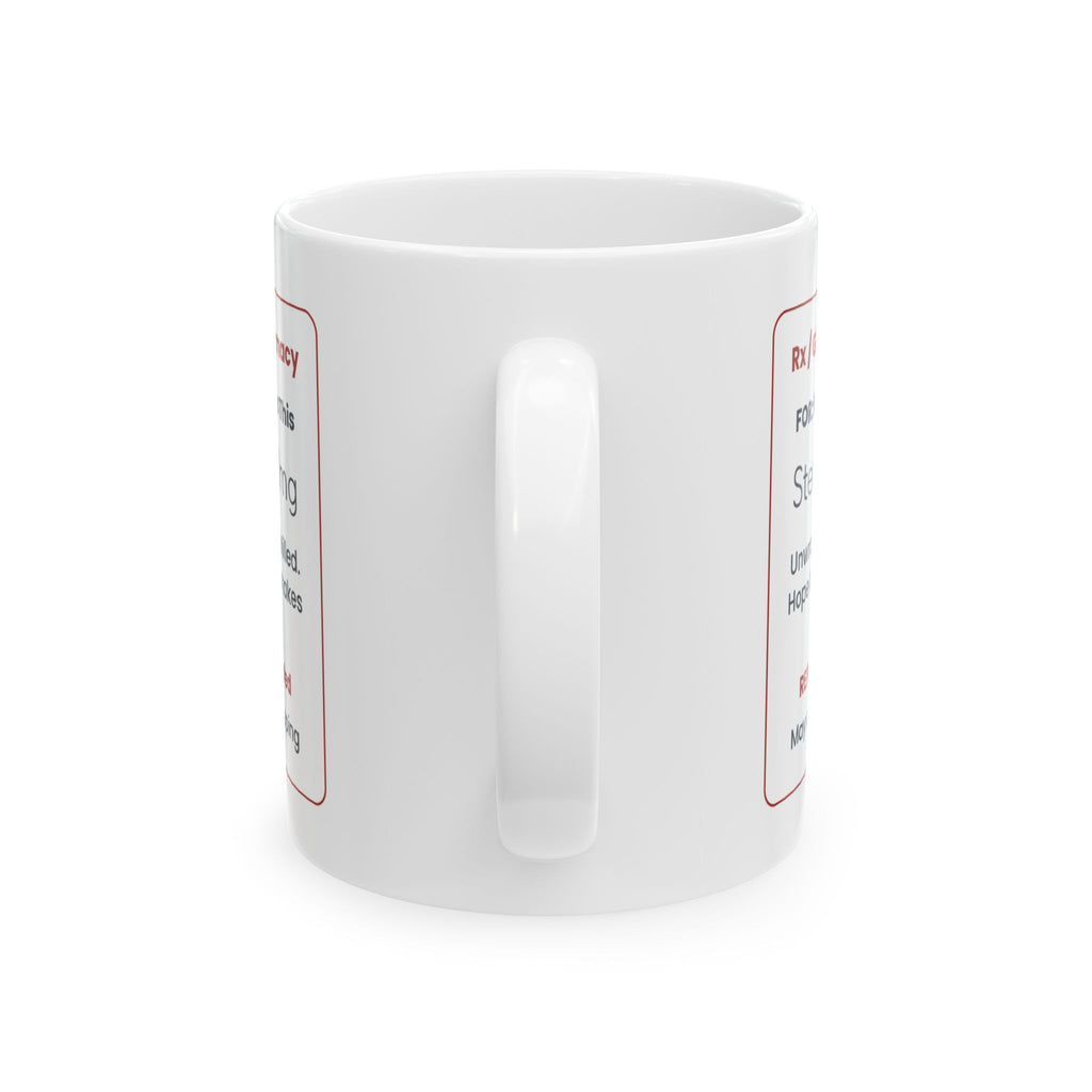 Funny White Elephant Coffee Mug Steal Bait Prescription For Adults