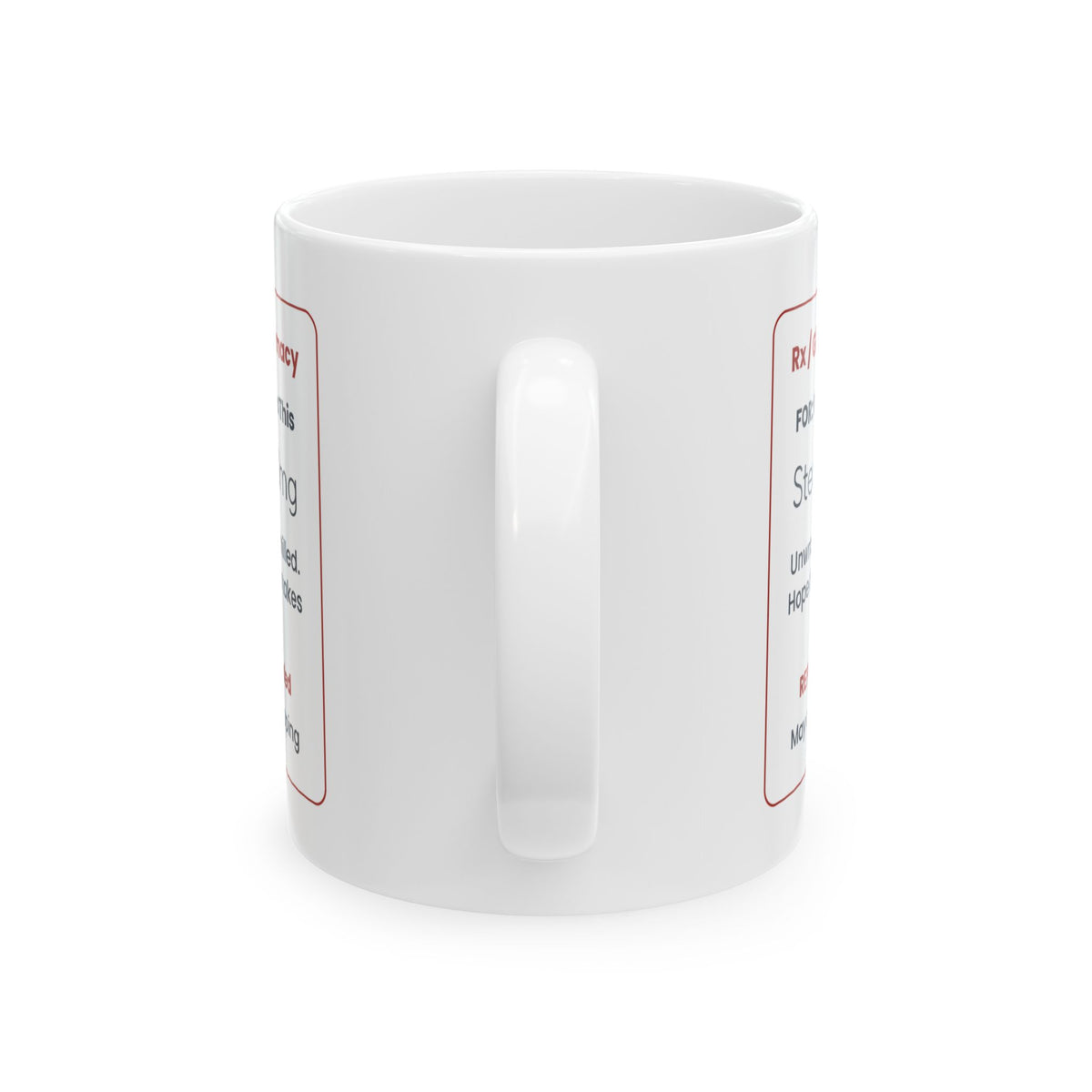 Funny White Elephant Coffee Mug Steal Bait Prescription For Adults