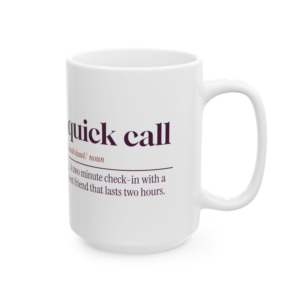 Funny Bestie Coffee Mug Quick Call Dictionary Definition For BFF