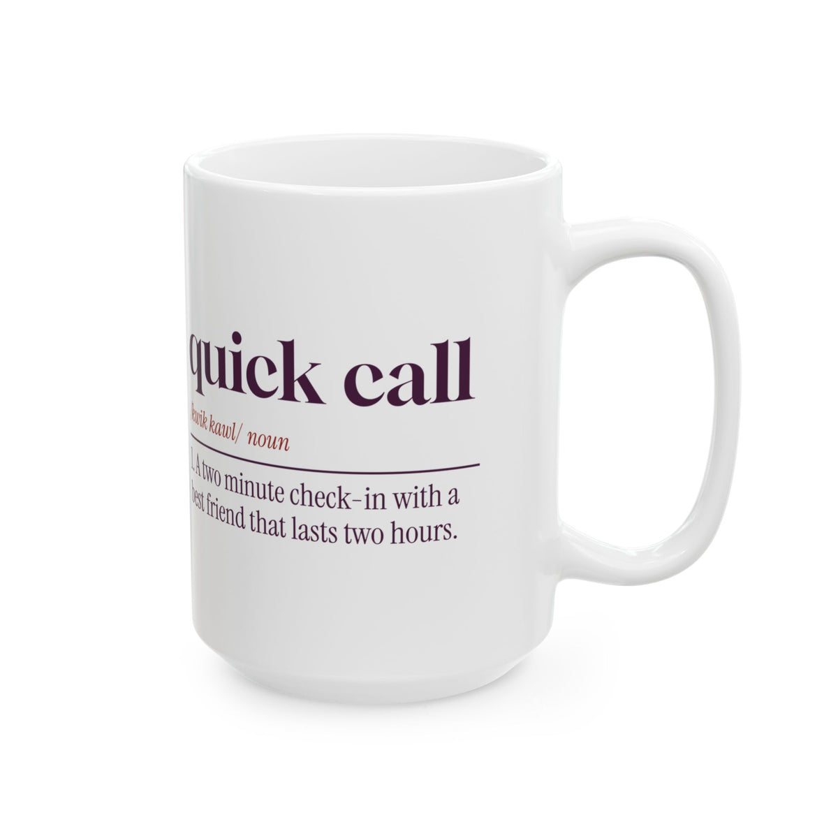Funny Bestie Coffee Mug Quick Call Dictionary Definition For BFF