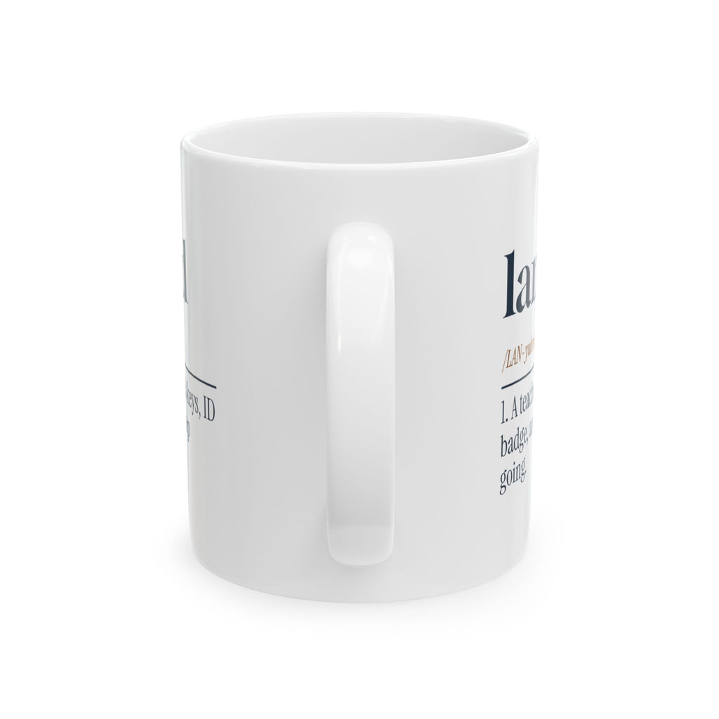 Funny Teacher Lanyard Coffee Mug Holds It All Together For Teachers