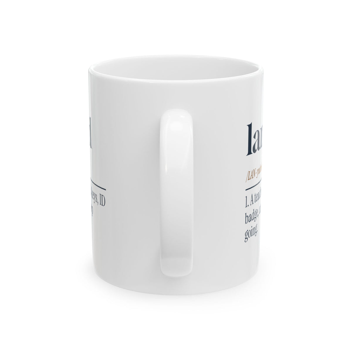 Funny Teacher Lanyard Coffee Mug Holds It All Together For Teachers