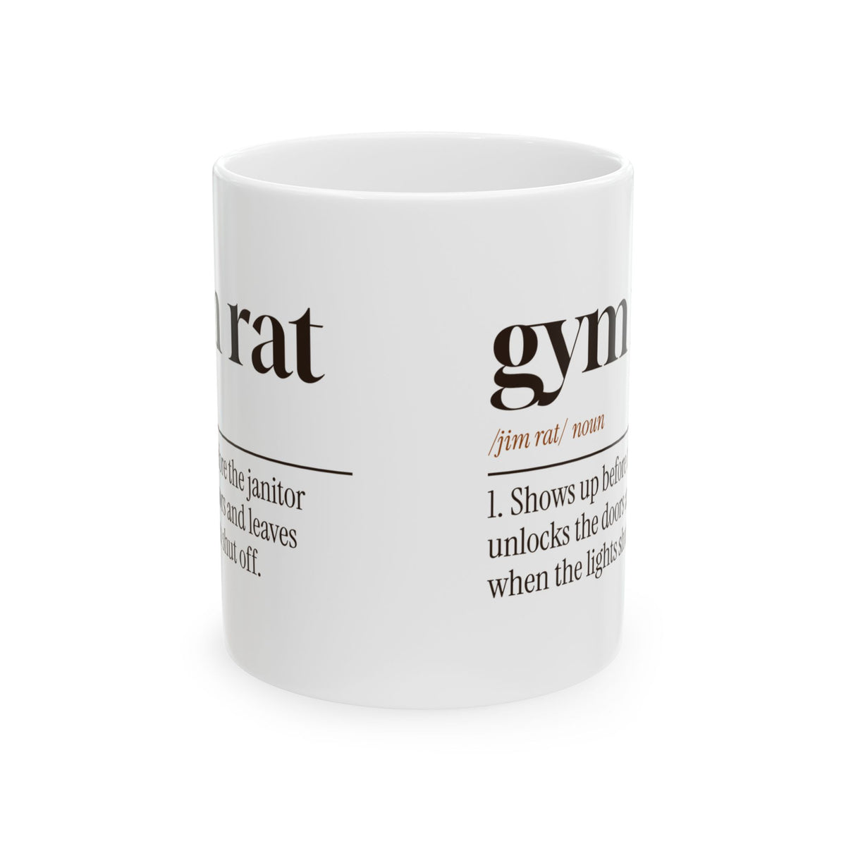 Funny Basketball Coffee Mug Gym Rat Dictionary Definition For Hoopers
