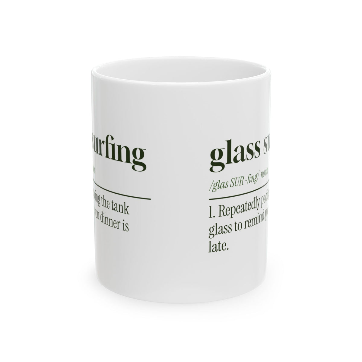 Glass Surfing Definition Coffee Mug For Reptile Owners
