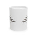 Firefighter Mug Pull Hose Throw Ladders Argue About Dinner
