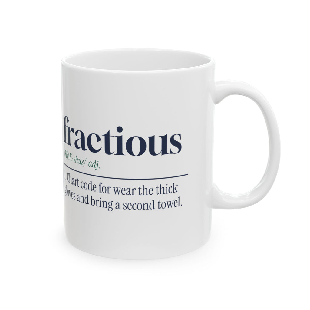 Funny Vet Tech Coffee Mug Fractious Definition For Vet Techs