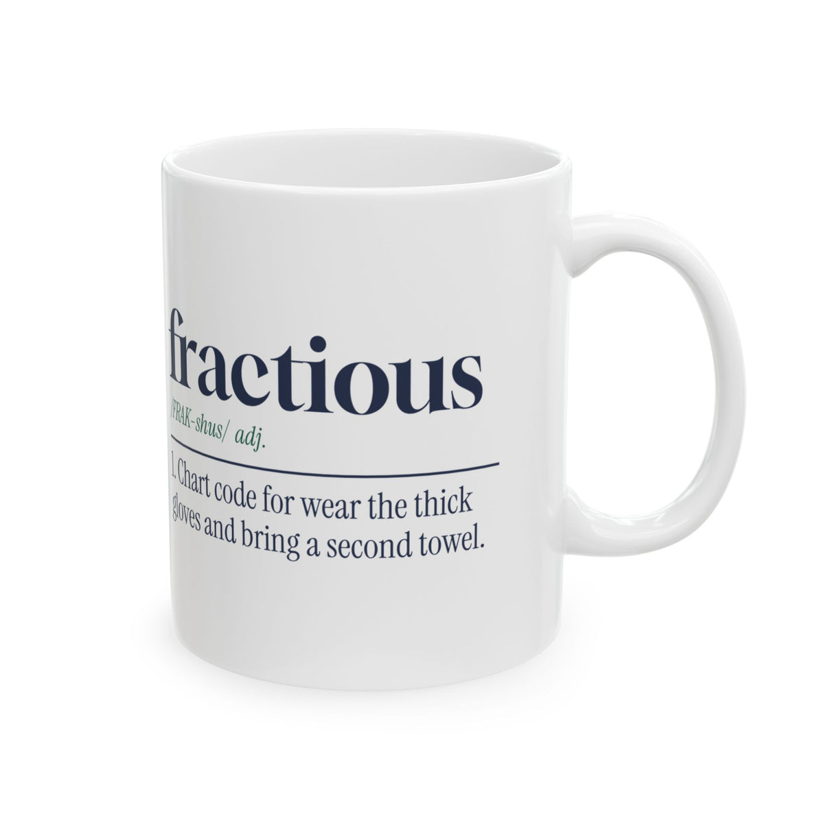 Funny Vet Tech Coffee Mug Fractious Definition For Vet Techs