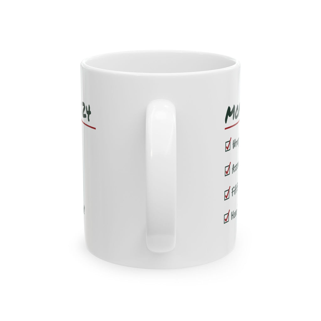 Funny Christmas Coffee Mug Mom's Christmas Eve Checklist For Mom