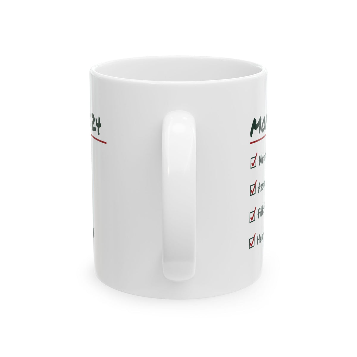 Funny Christmas Coffee Mug Mom's Christmas Eve Checklist For Mom