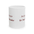 Funny Christmas Wrapping Coffee Mug The Box Says Blender It Is Not