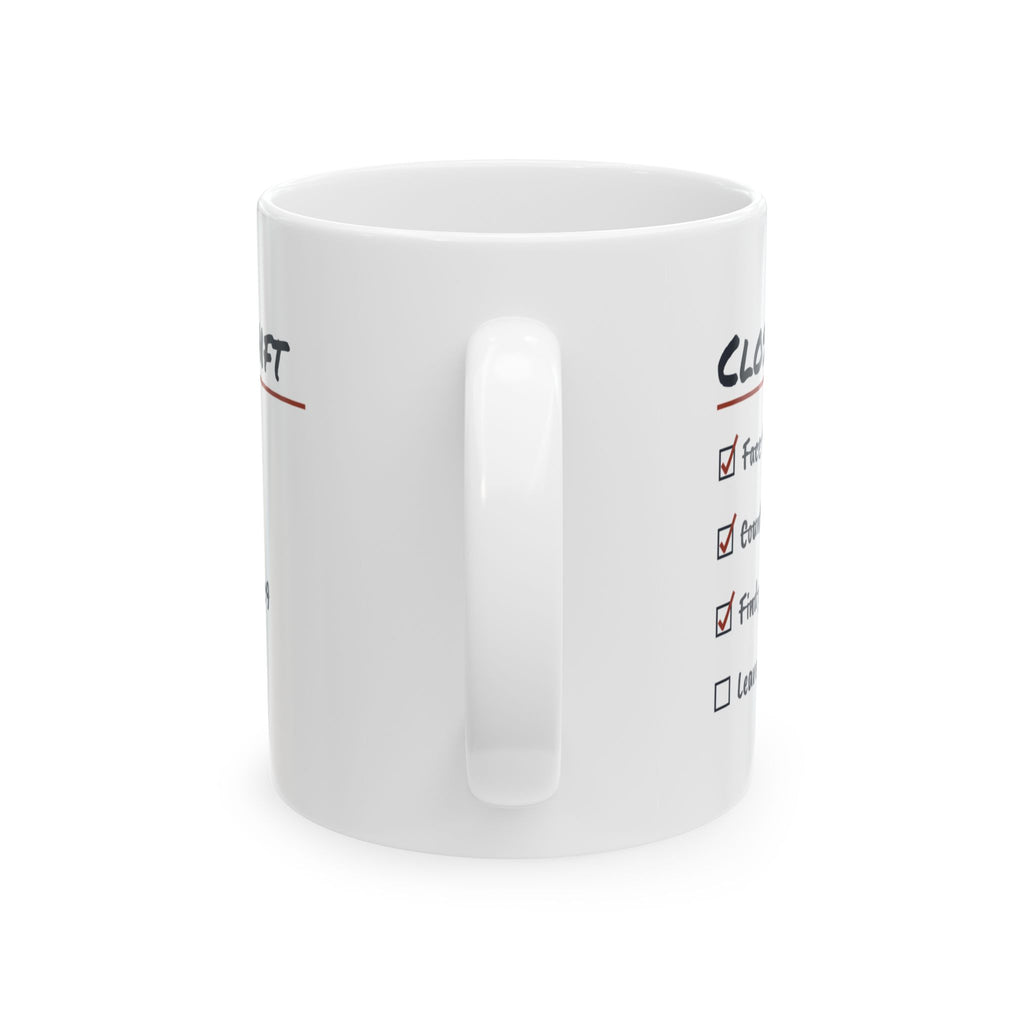 Funny Retail Mug Closing Shift Checklist Found Yogurt In Aisle Nine