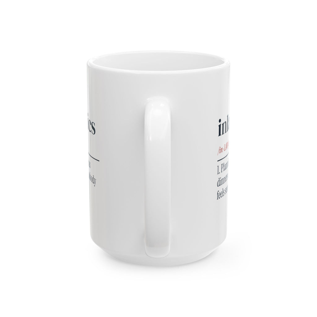 Funny Christmas Coffee Mug Inlawgistics Definition For Married Couples