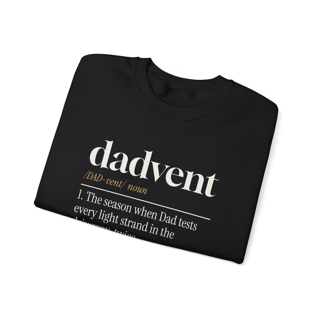 Funny Christmas Dad Sweatshirt Dadvent Dictionary Definition